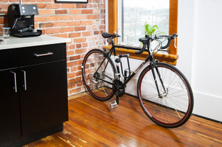 Illustration for article titled This Discreet 3D-Printed Bike Rack Appears to Defy Physics